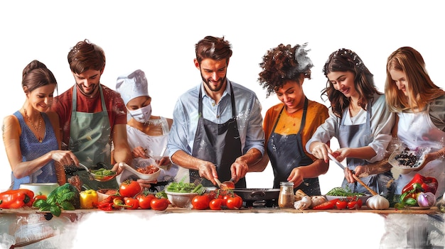 Zespół gotujący razem